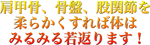 ���b���A���ՁA�Ҋ֐߂��_�炩������Α݂̂͂�݂��Ԃ�܂��I